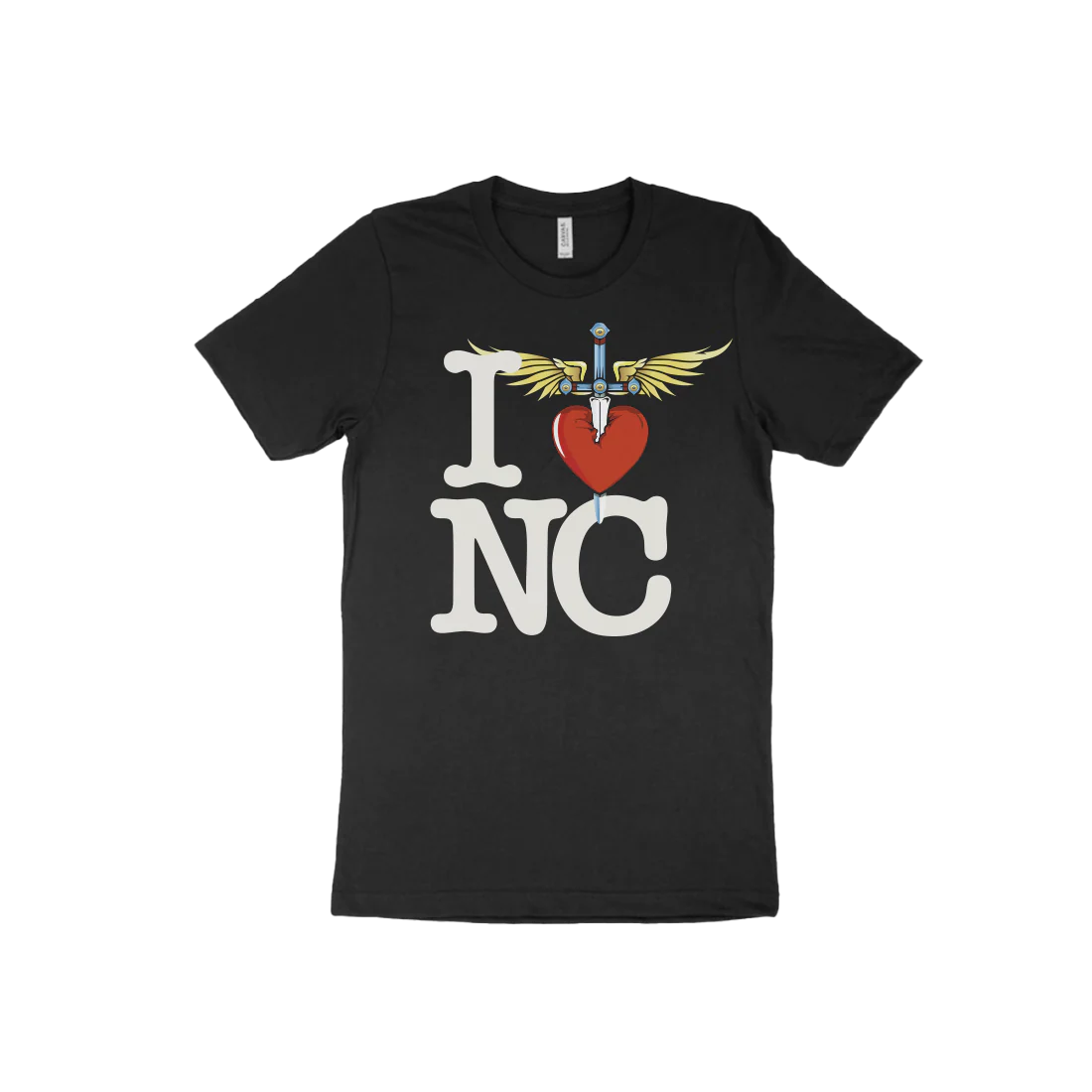 I Heart Black T-Shirt - East - Image 18