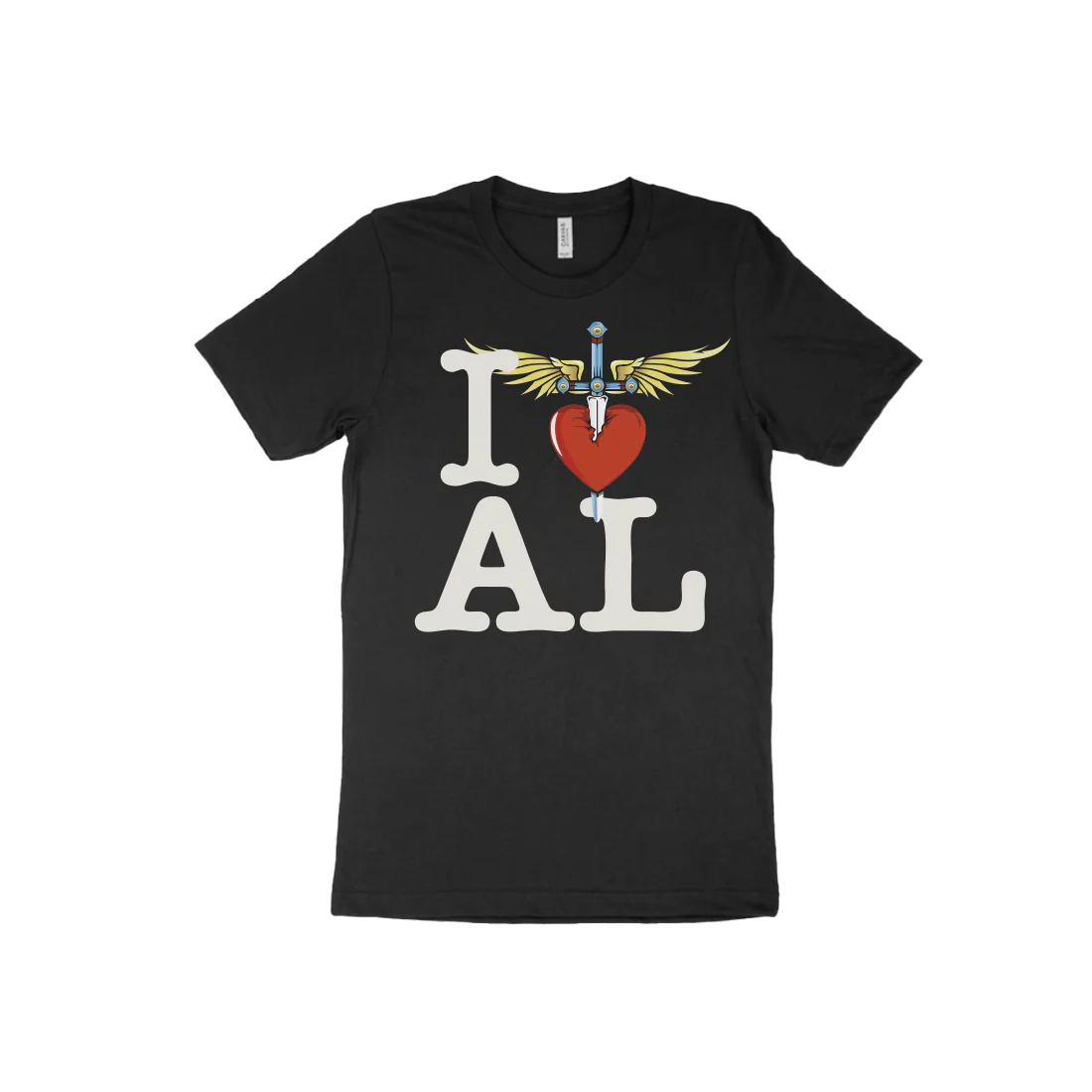 I Heart Black T-Shirt - East - Image 21