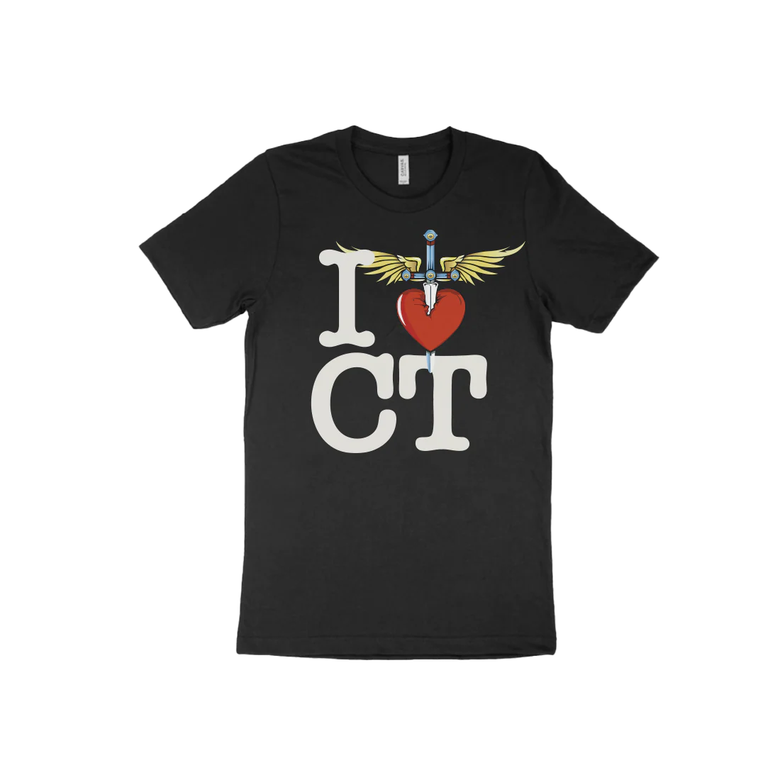 I Heart Black T-Shirt - East - Image 8