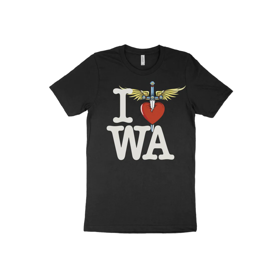 I Heart Black T-Shirt - West - Image 11