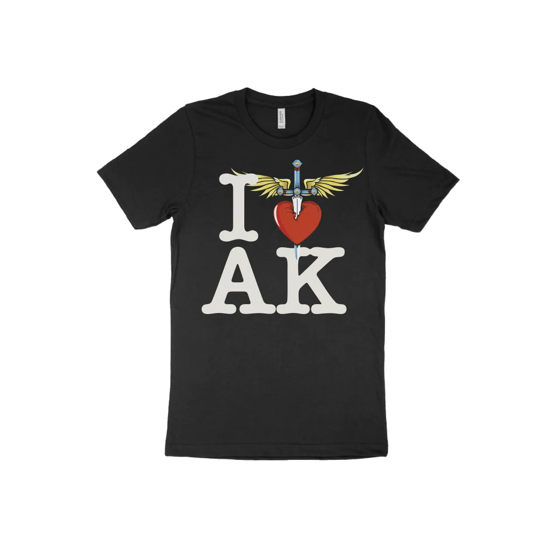 I Heart Black T-Shirt - West - Image 3