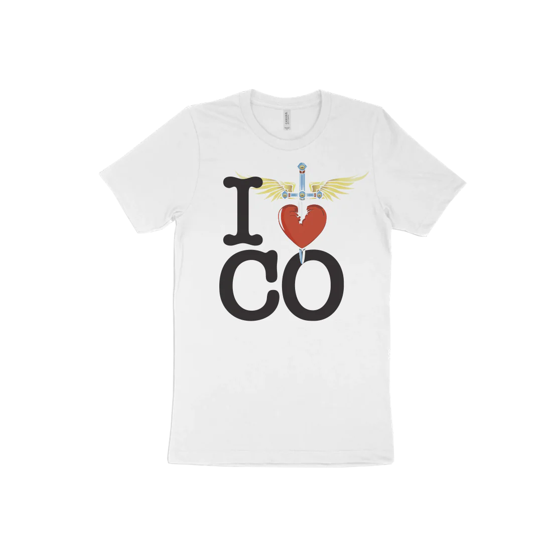 I Heart White T-Shirt - Central - Image 3