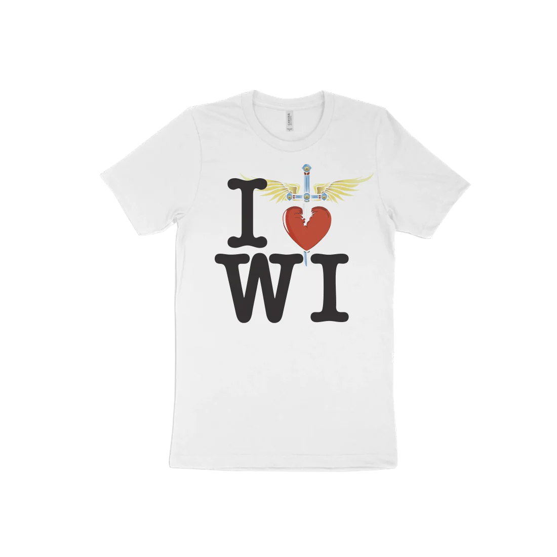 I Heart White T-Shirt - Central - Image 5