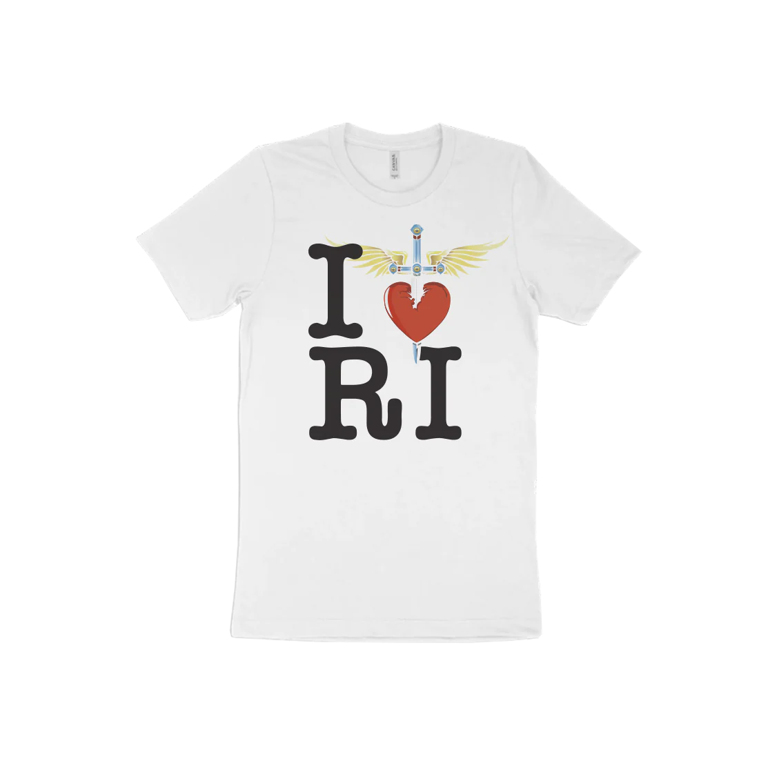 I Heart White T-Shirt - East - Image 10