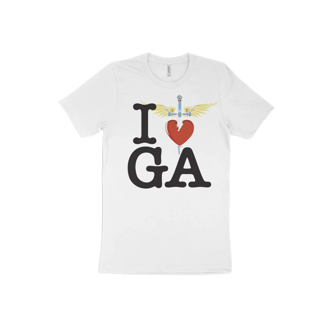 I Heart White T-Shirt - East - Image 12