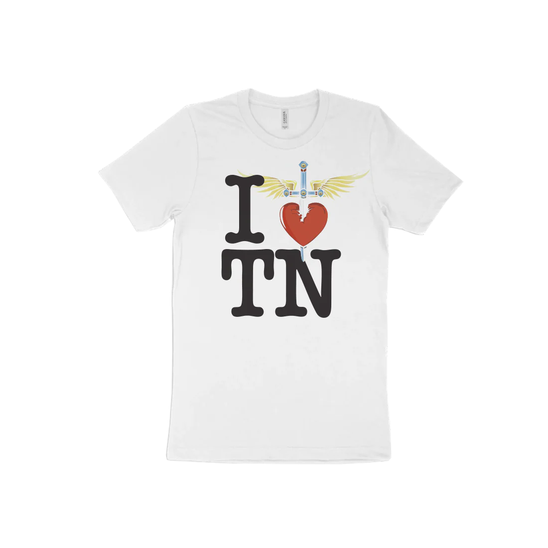 I Heart White T-Shirt - East - Image 13