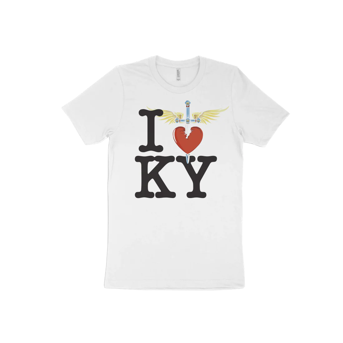I Heart White T-Shirt - East - Image 14