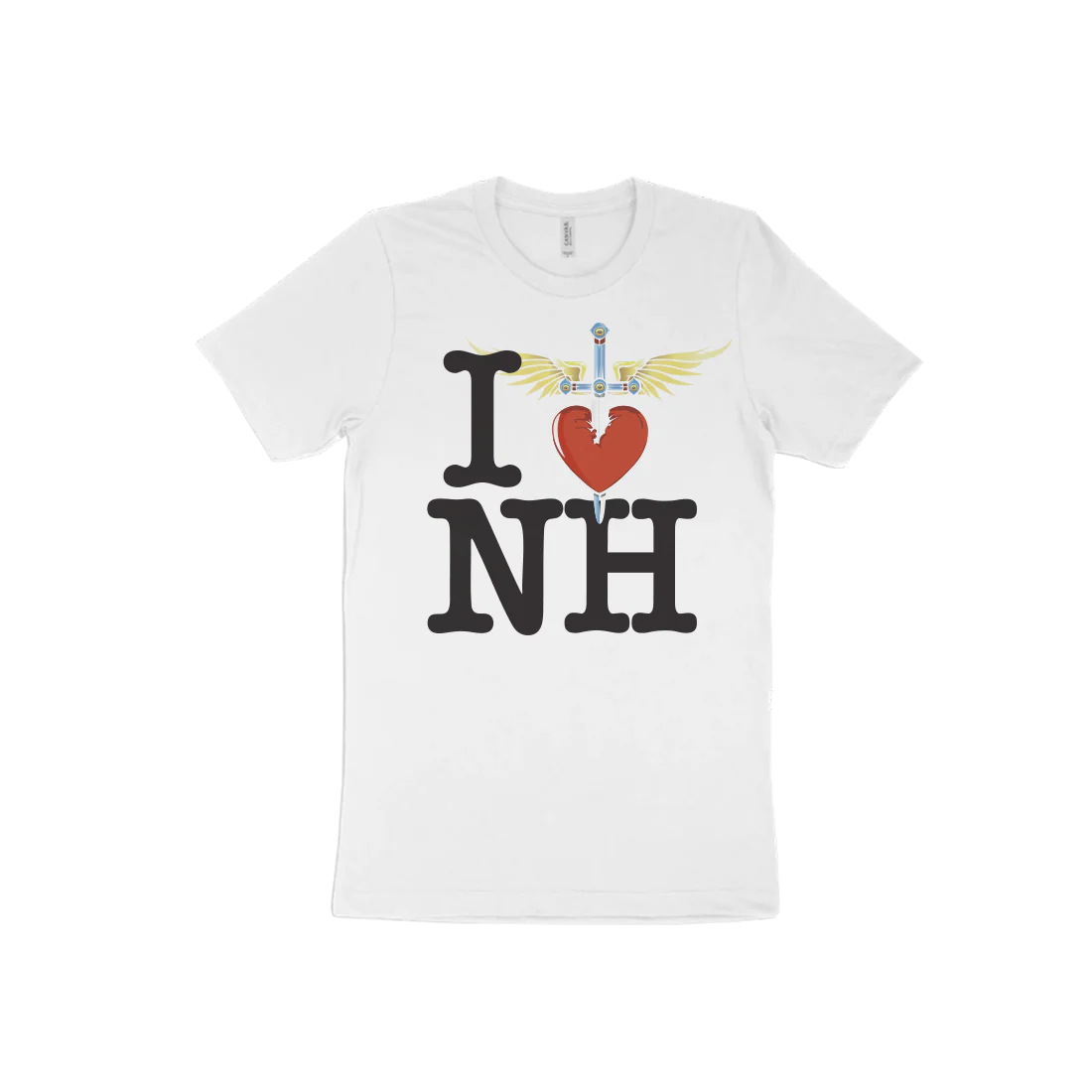 I Heart White T-Shirt - East - Image 16