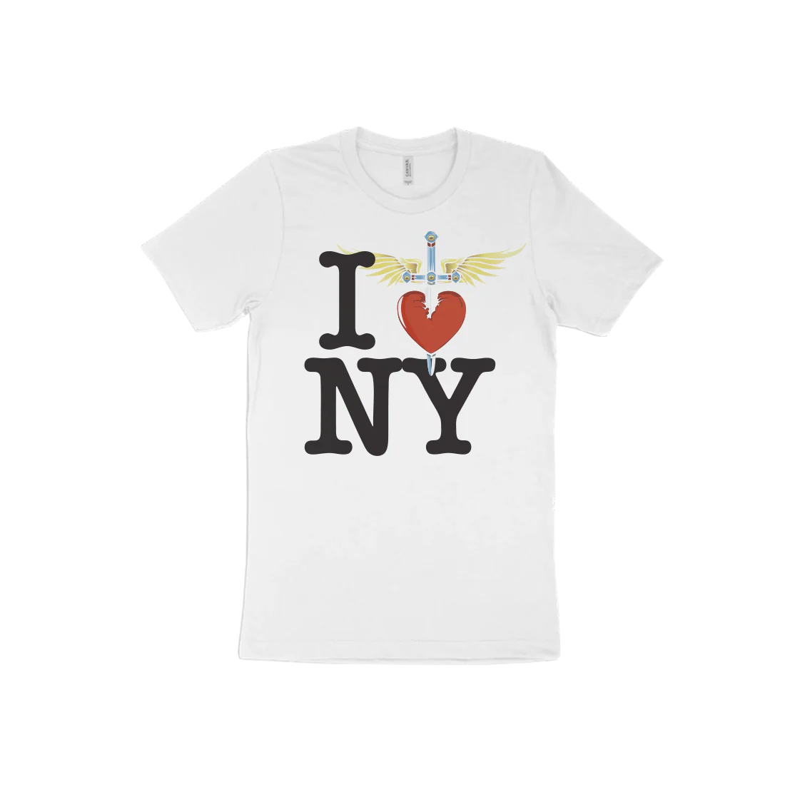 I Heart White T-Shirt - East - Image 3