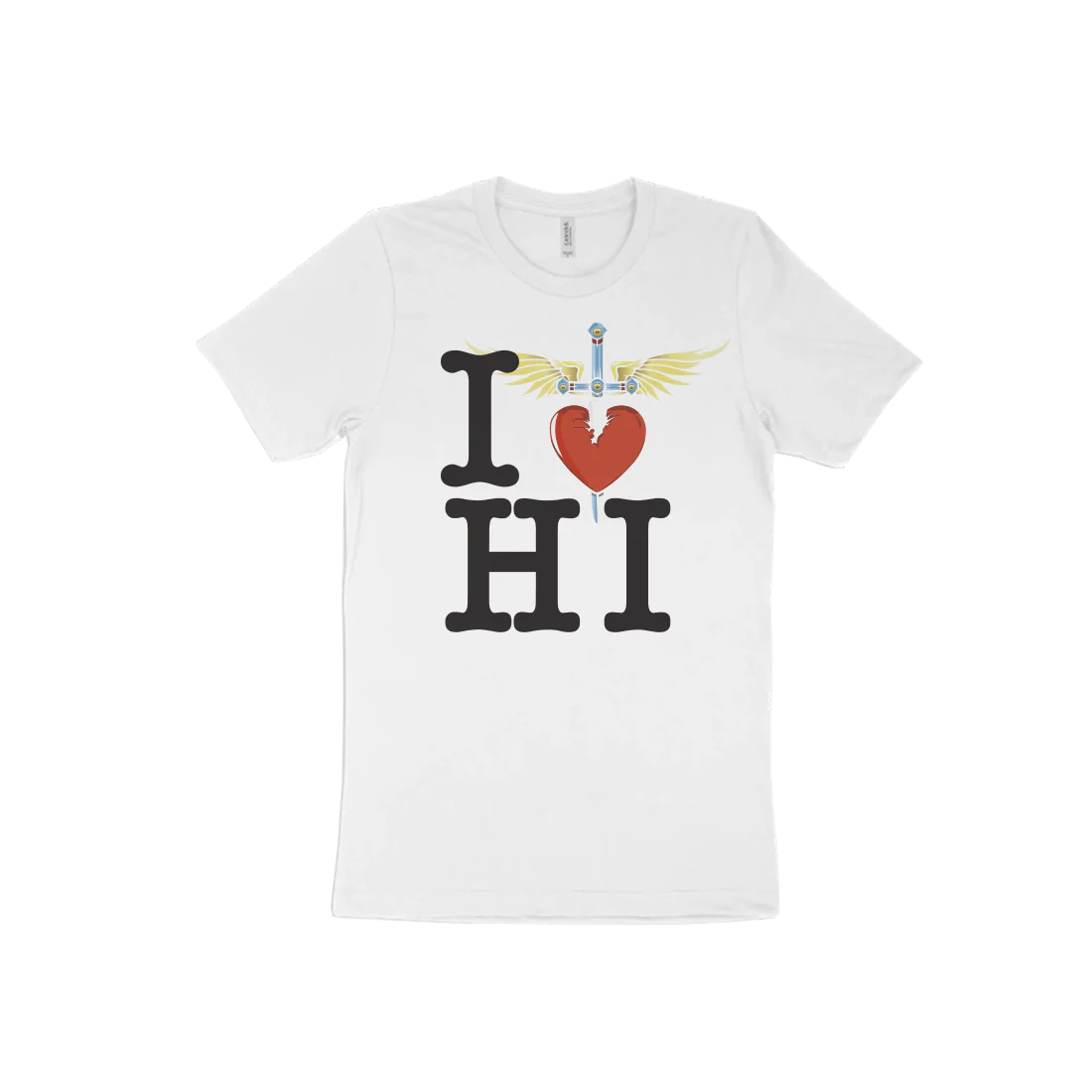 I Heart White T-Shirt - West - Image 11