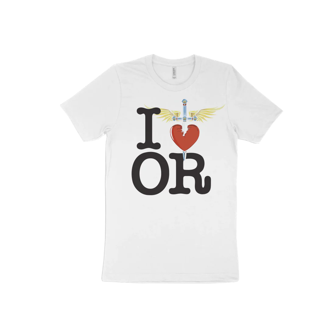 I Heart White T-Shirt - West - Image 9